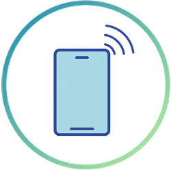 Mobile Email & Text Icon